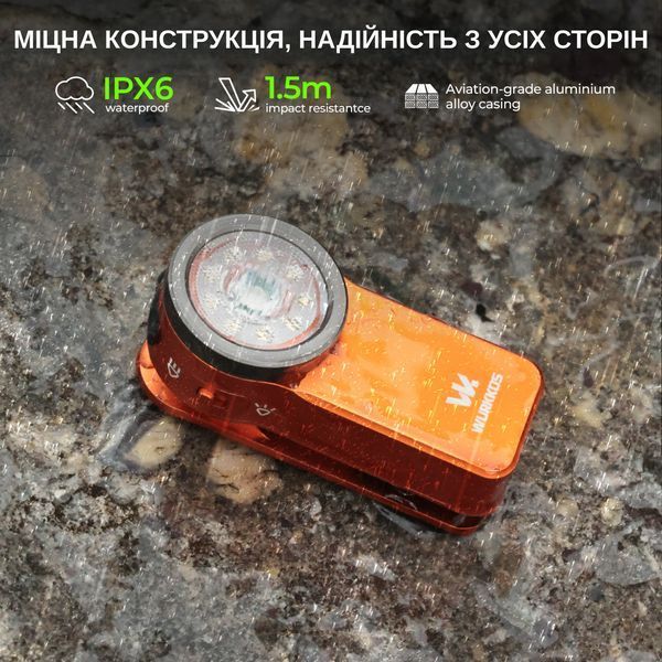 Компактний ліхтарик Wurkkos HD03 680LM Orange HD03-CSP-OR-6K-2 фото