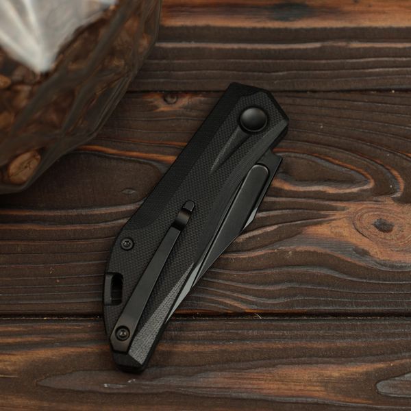 Ніж складаний Real Steel Ventus Lite | ATS | Clip Point/Black 7051BB 7051BB фото