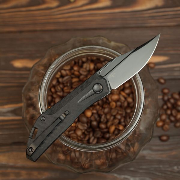 Ніж складаний Real Steel Ventus Lite | ATS | Clip Point/Black 7051BB 7051BB фото