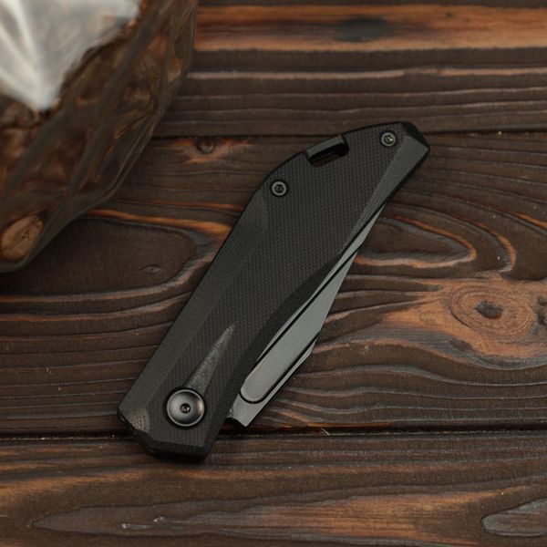 Ніж складаний Real Steel Ventus Lite | ATS | Clip Point/Black 7051BB 7051BB фото