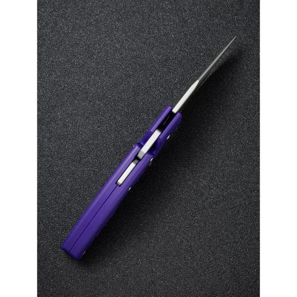 Ніж фіксований кишеньковий Civivi Typhoeus , (5.8 см) 14C28N / G10 фіолетовий з чохлом C21036-2 фото