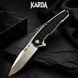 Нож складной Karda J198 Shark black 1568 фото 6