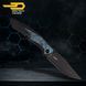 Нож Складной BESTECH TOGATTA BT2102H Titanium + Black & Blue Carbon Fiber M390 BT2102H фото 3