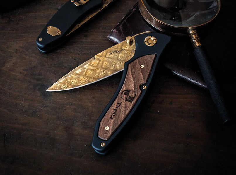 Нож Boker "Tirpitz Damas Gold" 4008243 фото