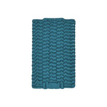 Матрац туристичний надувний двомісний Naturehike CNK2550WS019, 200х125х6.5 см, синій, для кемпінгу із мішком для надування 71514 фото