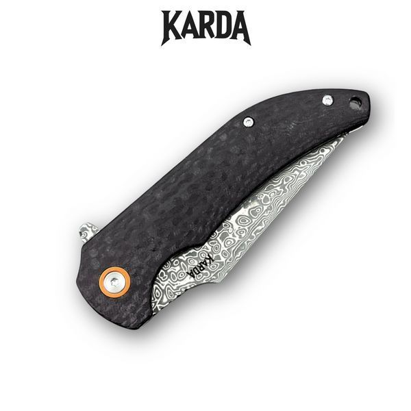 Ніж Складаний Karda J337 Carbon Damascus J337 фото