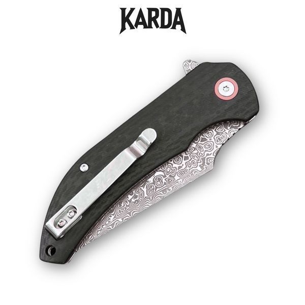 Ніж Складаний Karda J337 Carbon Damascus J337 фото
