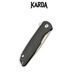 Ніж Складний Брелок Karda J160 Black 1371 фото 3