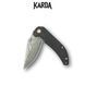Нож Складной Karda J337 Carbon Damascus J337 фото 3