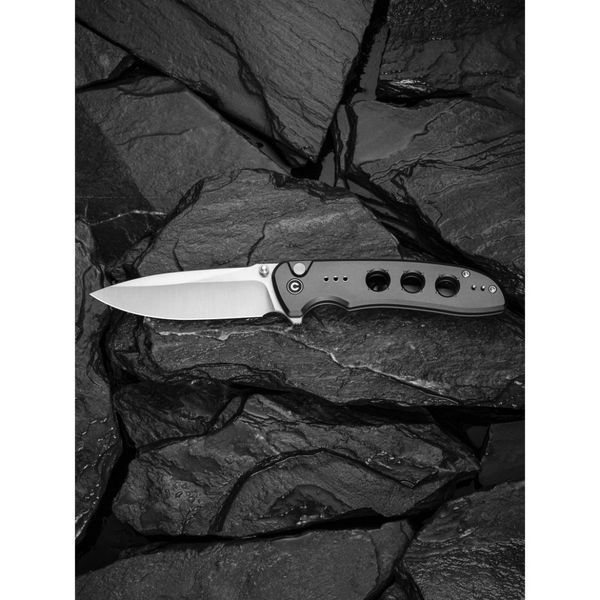 Нож складной туристический Civivi Hyperpulse, (8.9 см) 14C28N/Aluminum серый C23087A-3 фото