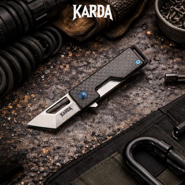 Ніж Складаний Karda Mini J239 Tanto Carbon J239 фото