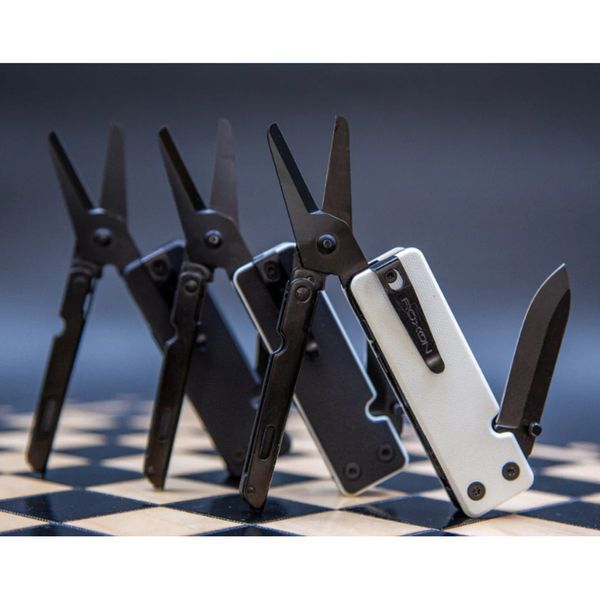 Мини мультитул Roxon KS2E Noir, черное лезвие, белый KS2ENoirBlancEdge фото