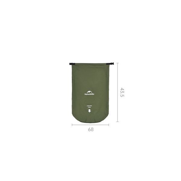 Матрас туристический надувной двухместный Naturehike CNK2550WS019, 200х125х6.5 см, зеленый, для кемпинга с мешком для надува. 6977465869593 фото