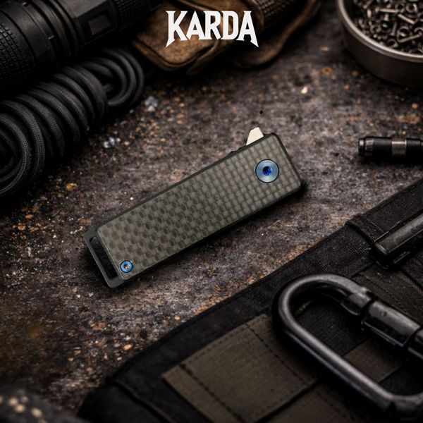 Ніж Складаний Karda Mini J239 Tanto Carbon J239 фото