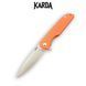 Ніж Складний Брелок Karda J160 Orange 1372 фото 1