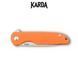Ніж Складний Брелок Karda J160 Orange 1372 фото 3
