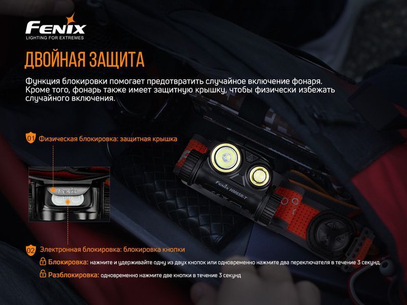 Фонарь налобный Fenix ​​HM65R-T 52342 фото