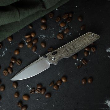 Ніж складаний Real Steel Sacra | Stonewashed | Micarta 7711N 7711N фото