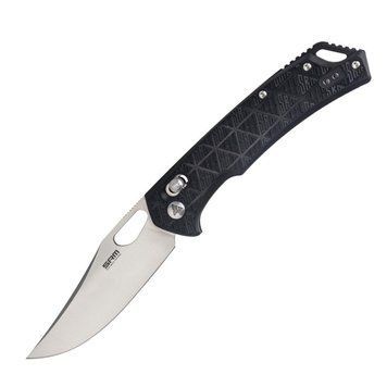 Ніж складаний туристичний SRM Retriever 9201-PB (9 см) 8Cr13MoV / FRN чорний 9201-PB фото