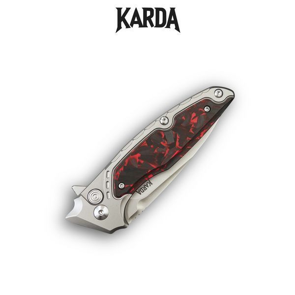 Нож Складной Karda J214 Carbon Red M390 J214R фото