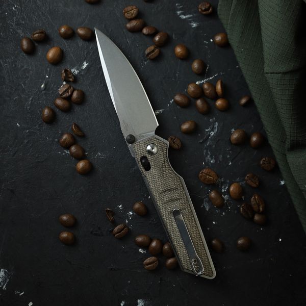 Ніж складаний Real Steel Sacra | Stonewashed | Micarta 7711N 7711N фото