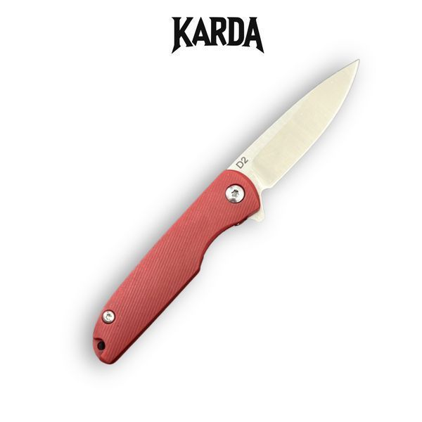 Ніж Складний Брелок Karda J160 Red 1373 фото