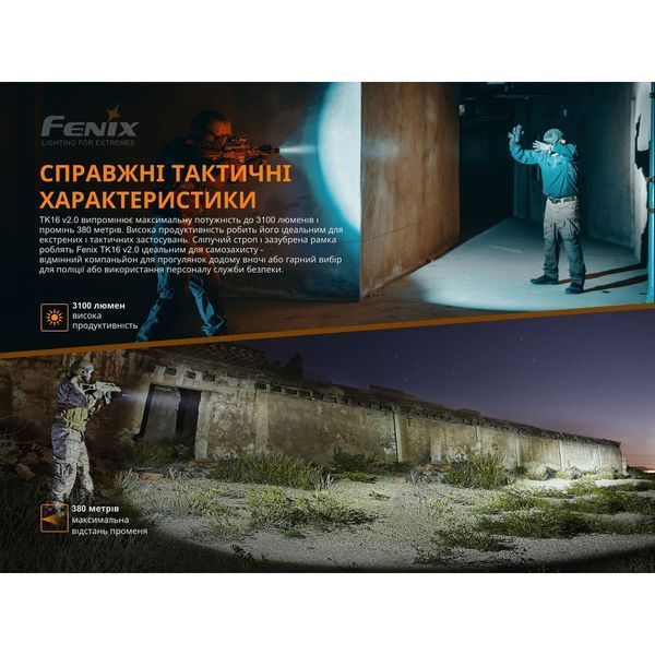 Ліхтар ручний Fenix TK16 V2.0 TK16V20 фото