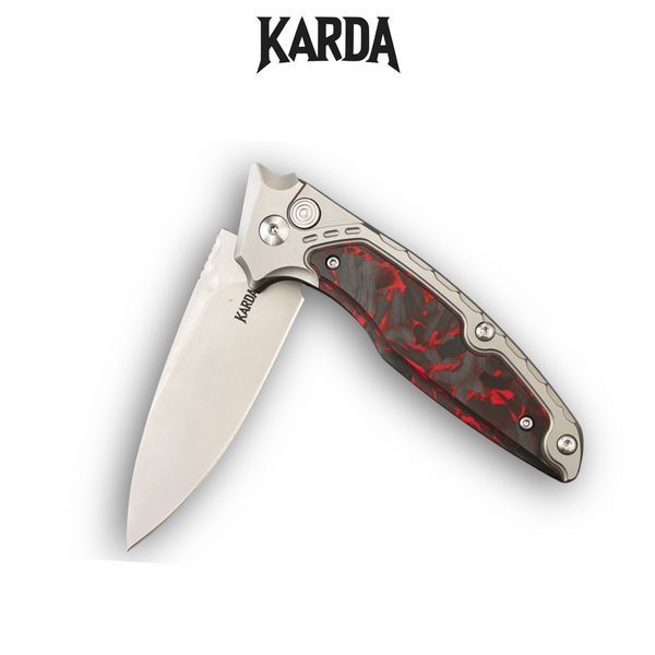 Нож Складной Karda J214 Carbon Red M390 J214R фото