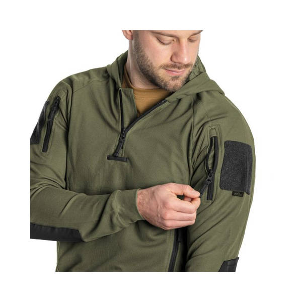 Кофта тактична Helikon-Tex RANGE HOODIE - TopCool, оливковий, розмір XXL BL-BRH-TC-0201A-B07 фото