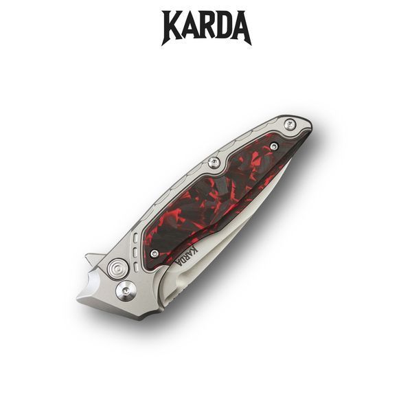 Нож Складной Karda J214 Carbon Red M390 J214R фото