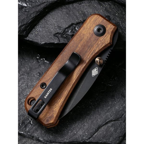 Ніж складаний кишеньковий Civivi Baby Banter, (5.9 см) Nitro-V / Guibourtia Wood C19068SB-2 фото