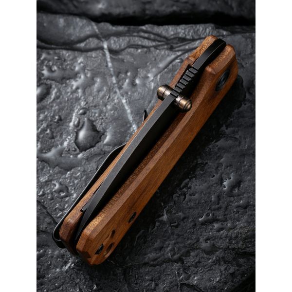 Ніж складаний кишеньковий Civivi Baby Banter, (5.9 см) Nitro-V / Guibourtia Wood C19068SB-2 фото