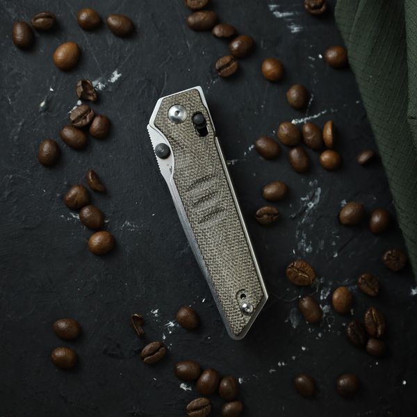 Ніж складаний Real Steel Sacra | Stonewashed | Micarta 7711N 7711N фото