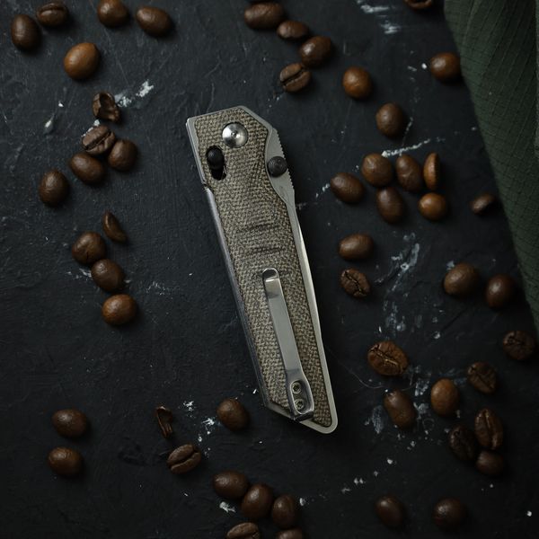 Ніж складаний Real Steel Sacra | Stonewashed | Micarta 7711N 7711N фото