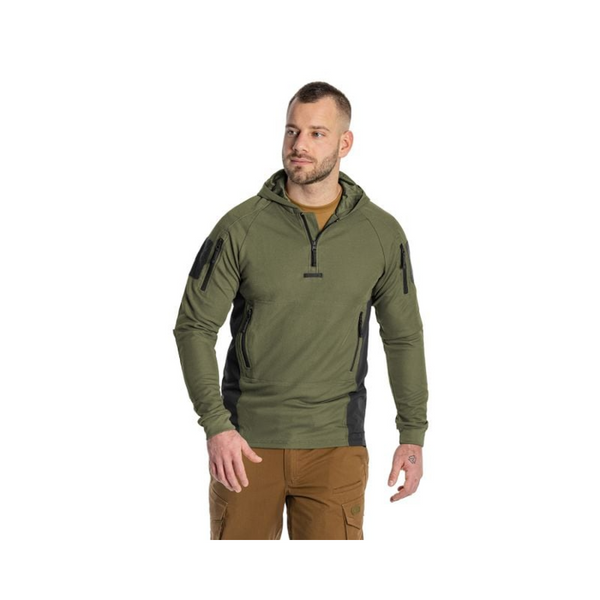 Кофта тактична Helikon-Tex RANGE HOODIE - TopCool, оливковий, розмір XXL BL-BRH-TC-0201A-B07 фото