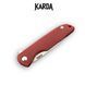 Ніж Складний Брелок Karda J160 Red 1373 фото 3