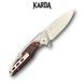 Нож Складной Karda J214 Carbon Red M390 J214R фото 2