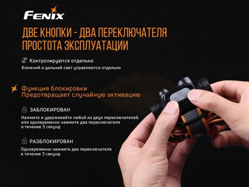 Фонарь налобный Fenix ​​HM65R + Фонарь универсальный Fenix ​​E-LITE 57631 фото