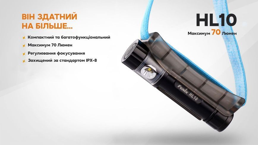 Ліхтар налобний Fenix HL10 gold 61347 фото
