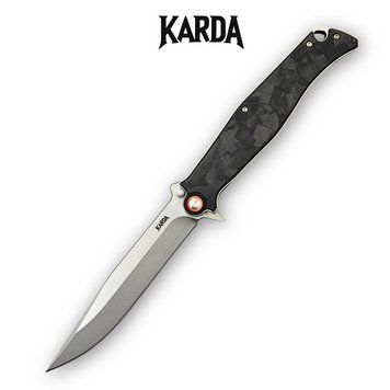 Ніж складаний Karda J324 Carbon Black j324C фото