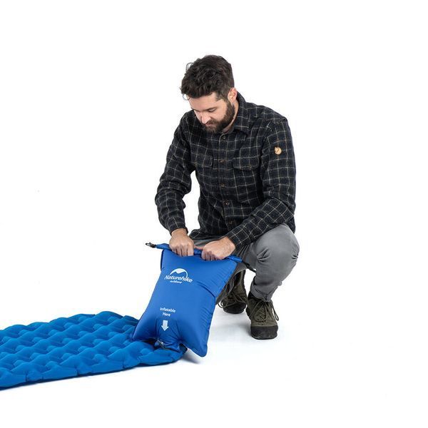 Герметичный мешок для закачки матраса Naturehike FC-10 NH19Q033-D blue 6927595734285 фото