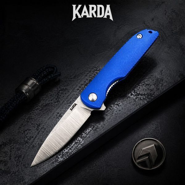 Складной нож Брелок Karda J160 Blue 1374 фото