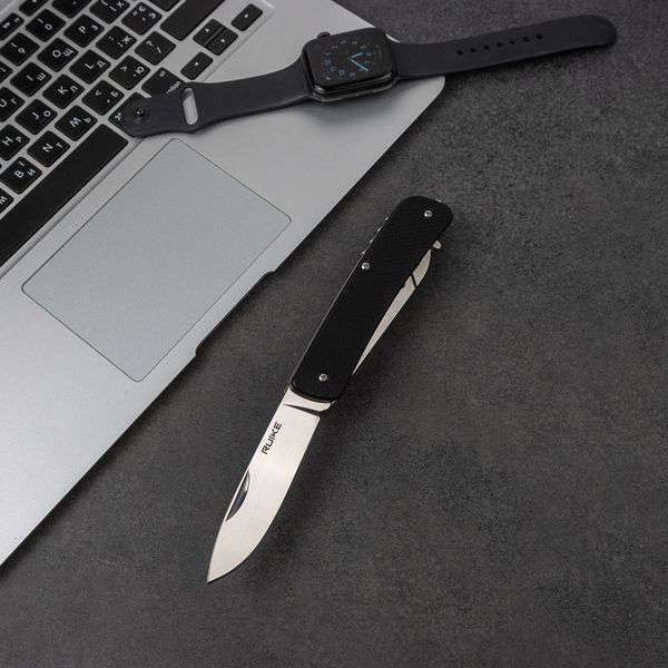 Багатофункціональний ніж Ruike Criterion L42, (8.5 см) 12C27 / G10 чорний, 19 інстр. L42-B фото
