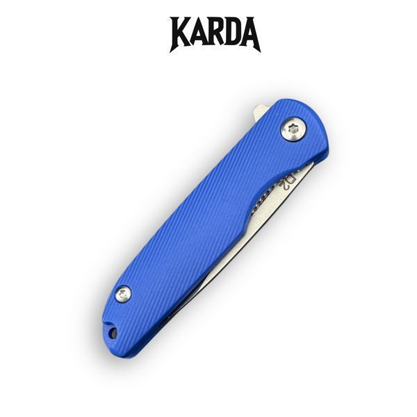 Складной нож Брелок Karda J160 Blue 1374 фото