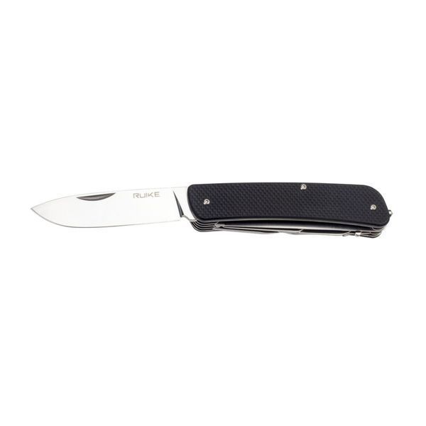 Багатофункціональний ніж Ruike Criterion L42, (8.5 см) 12C27 / G10 чорний, 19 інстр. L42-B фото