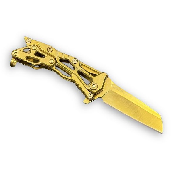 Ніж Складаний Cyberpunk Mini Gold 1728 фото