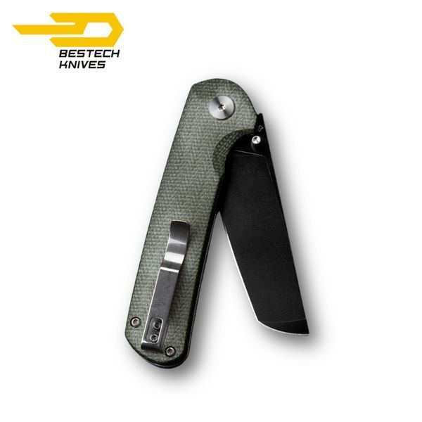 Ніж Складаний BESTECH SLEDGEHAMMER BG31B-2 Green Micarta BG31B-2 фото