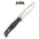 Ніж складаний Karda J324 Carbon Black j324C фото 2