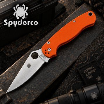 Нож складной Spyderco Para-Military 2 Orange 4916 фото