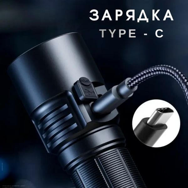 Тактичний ліхтар із високою яскравістю 5000 люмен SuperFire L22 SF-L22 фото